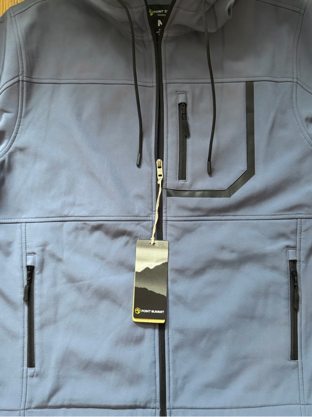 Men's Blue Outdoor Jacket with Fleece lining - Size M - Picture 2 of 6